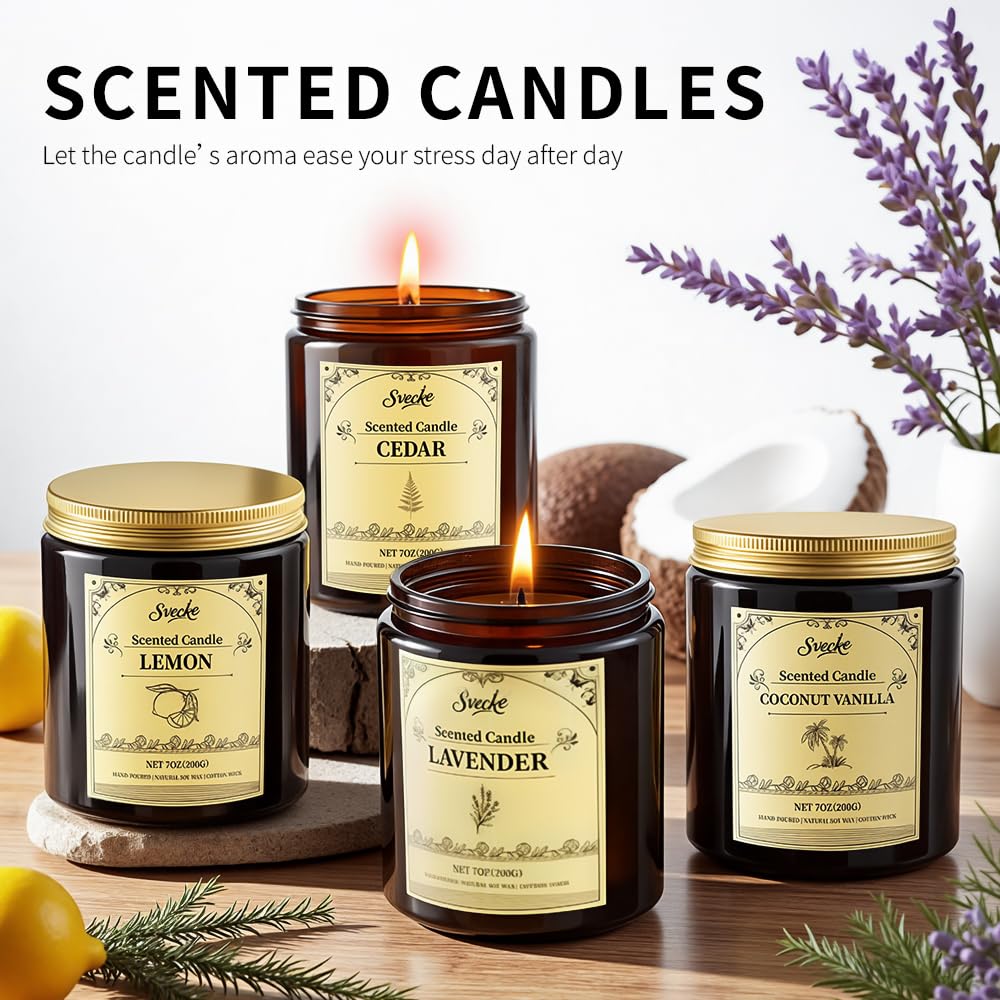 Fireside scented soy candle in 28oz jar