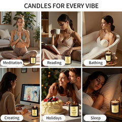 Fireside cozy scented candle in a jar from SVECKE