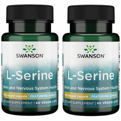 Swanson Ajipure L-Serine bottle with label