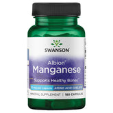 Swanson Albion Chelated Manganese 10 mg bottle label