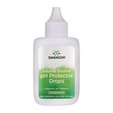 Swanson Alkaline Booster pH drops bottle showing 12.25 pH rating (1.25 oz).