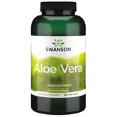 Swanson Aloe Vera 25 Milligrams 300 Sgels bottle label