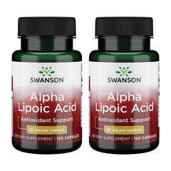 Swanson Alpha Lipoic Acid 50 mg, 120 capsules, 2-pack