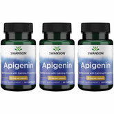 Swanson Apigenin Bioflavonoid Supplement 3-pack front view