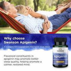 Swanson Apigenin packaged display highlights savings and ease