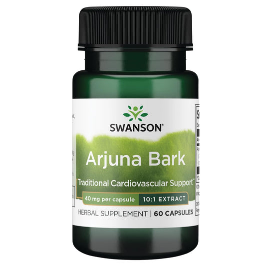 Full Spectrum Arjuna Bark 10:1, 40 mg capsules bottle