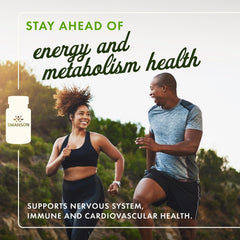 Close-up of B-50 B-Complex capsules