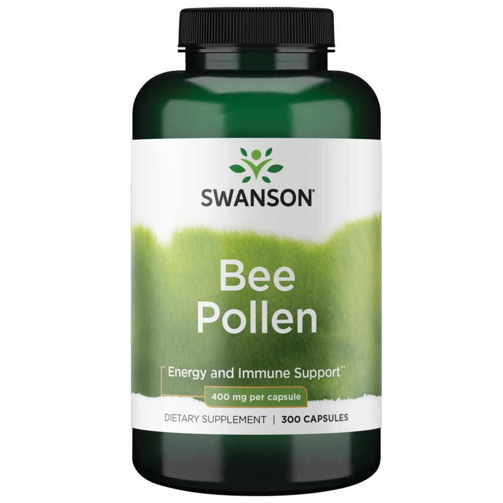 Swanson Bee Pollen 400 mg bottle - front view