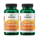 Swanson Beta-Carotene 25,000 IU bottle - front view