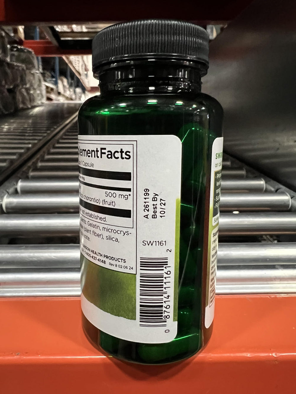 Swanson Bitter Melon 500 mg capsules - full spectrum formula