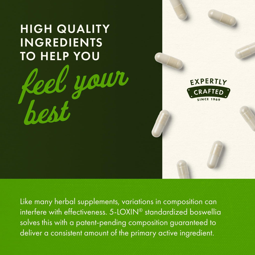 Swanson Boswellia 3-pack outer box image conveys value and convenience.