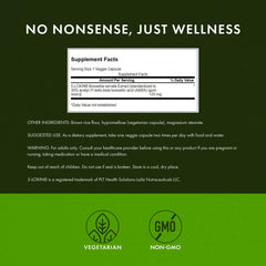 Swanson Boswellia capsules pack visuals emphasize vegan capsules for plant-based daily use.