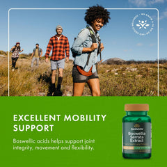 Close-up of label on Swanson Boswellia Serrata Extract bottle