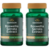 Swanson Boswellia Serrata Extract 125 mg 60 vegan capsules bottle front view