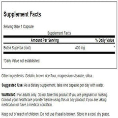 Butea Superba Root capsules close-up