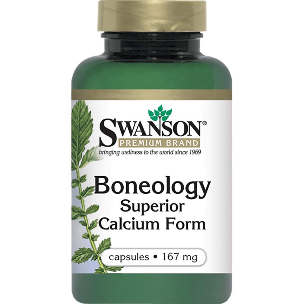 Bottle of Swanson Calcium Micro Hydroxy with PHOS 120 caps