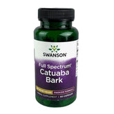 Swanson Catuaba Bark bottle label with 60 capsules