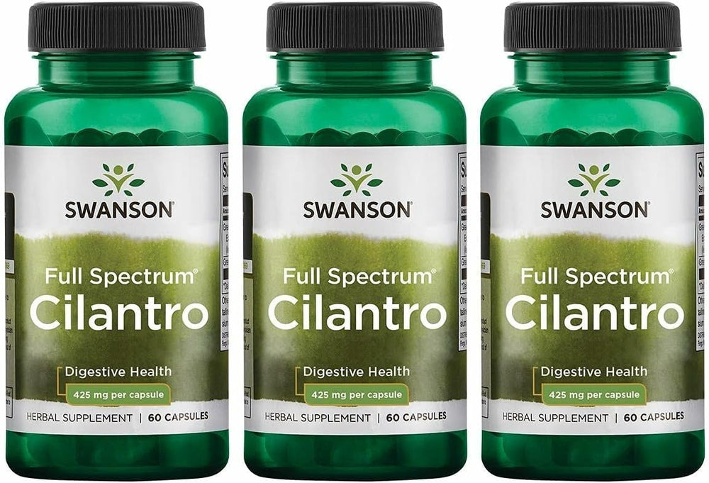 Swanson Cilantro (Coriander) 425 mg 60 caps bottle