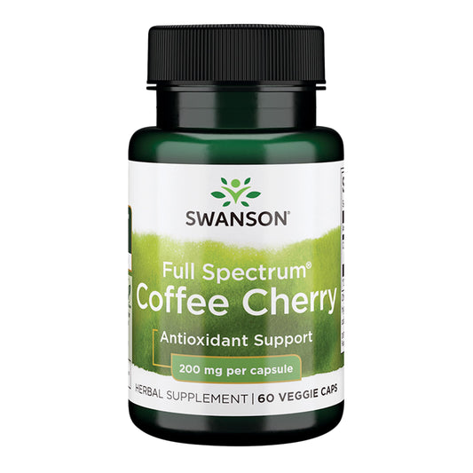 Swanson Full-Spectrum Coffee Cherry bottle - front view