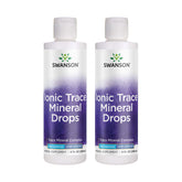 Swanson Concentrace Trace Mineral Drops 8oz bottle on white background