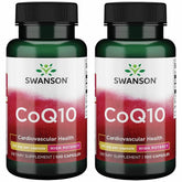 Swanson CoQ10 120mg bottle and 2-pack