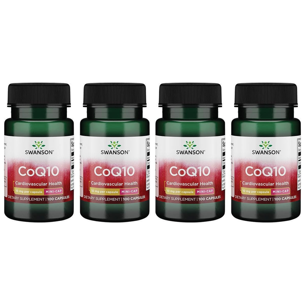 Swanson CoQ10 Mini Cap 10 mg bottle with 100 capsules