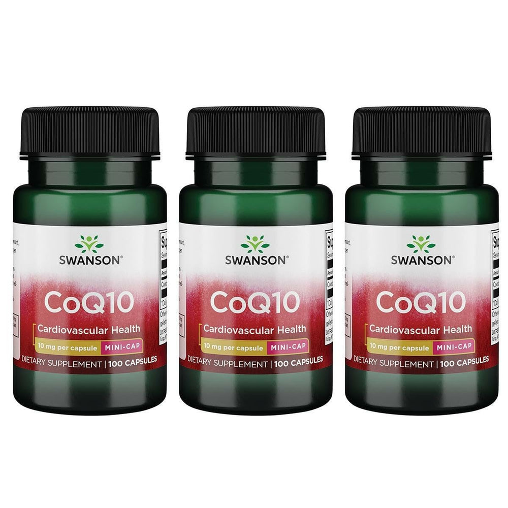 Swanson CoQ10 Mini Cap 10 mg bottle – front view