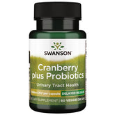 Swanson Cranberry Probiotic 60 Veg Capsules bottle - front view