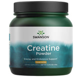Front view of Swanson Creatine Monohydrate Powder 1kg tub