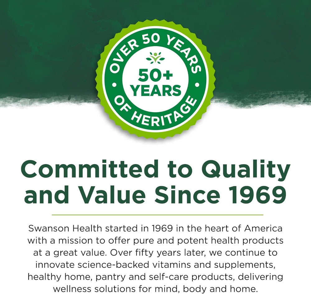 Label on Swanson Creatine Monohydrate Powder container