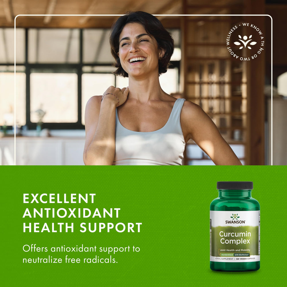 Swanson Curcumin Complex 2-pack offers value for ongoing mobility support.
