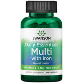 Swanson Daily Multivitamin & Mineral – 100 capsules for men and women