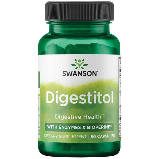 Swanson Digestitol bottle with 60 capsules
