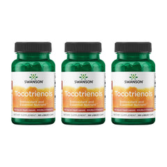 Swanson Double Strength Tocotrienols bottle with 60 liquid capsules