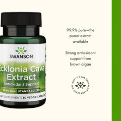 Heart health symbol with Ecklonia Cava Extract capsules