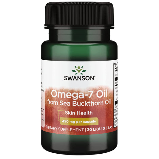 Swanson EFA Omega-7 Oil bottle front view