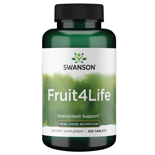 Swanson Fruit4Life 300 Tabs bottle label