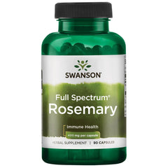 Swanson Full Spectrum Rosemary bottle on a white background