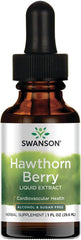 Swanson Hawthorn Berry Liquid Extract 1 oz bottle
