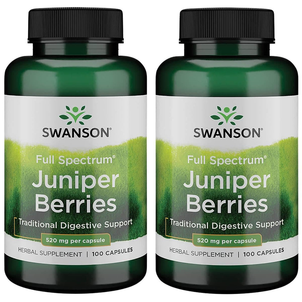 Swanson Juniper Berries 520 mg - 2 Pack - Digestive & Immune Support