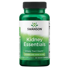 Swanson Kidney Essentials 60 Veg Capsules bottle label