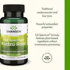 Dosage instructions for Kudzu Root capsules