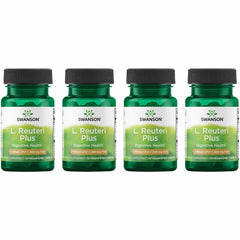Swanson L. Reuteri Probiotic Plus 7B CFU per capsule, 30 veggie capsules, 4-pack