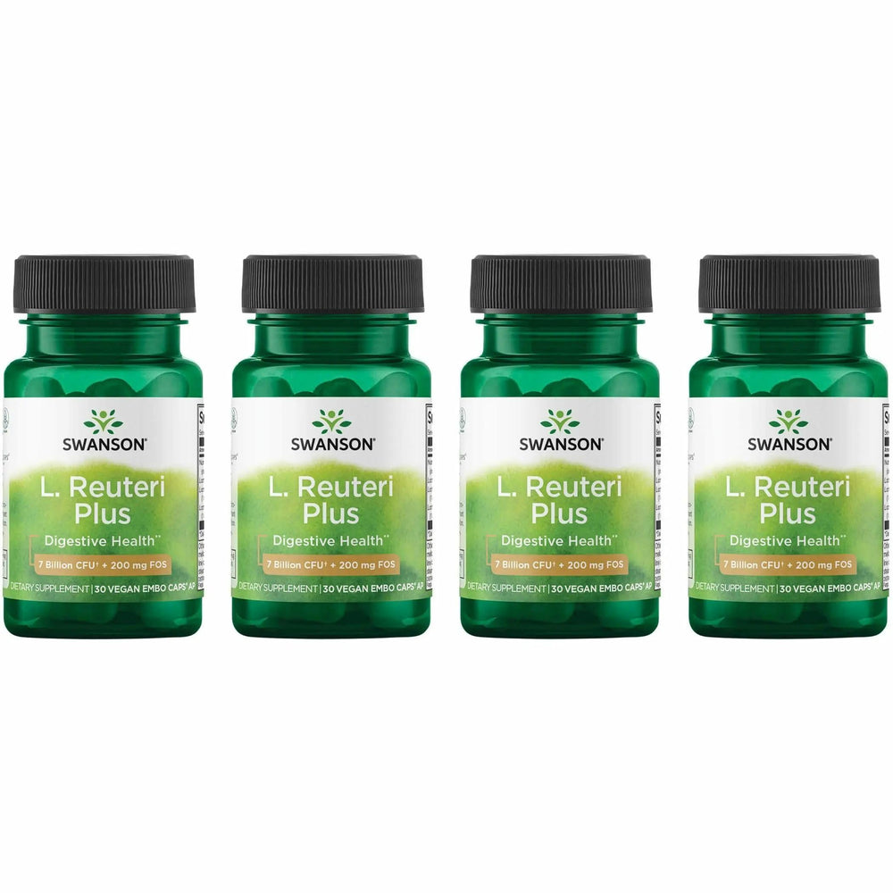 Swanson L Reuteri Probiotic Plus bottle front for daily digestive support