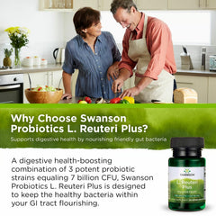 Ingredients label for Swanson L. Reuteri Probiotic Plus