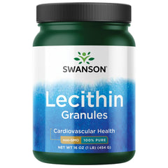 Swanson Lecithin Granules Non-GMO 16 oz - front view