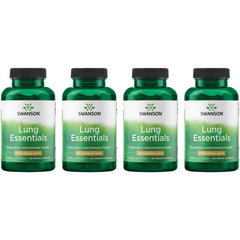 Swanson Lung Essentials 500 mg Vegetarian Capsules 4-Pack