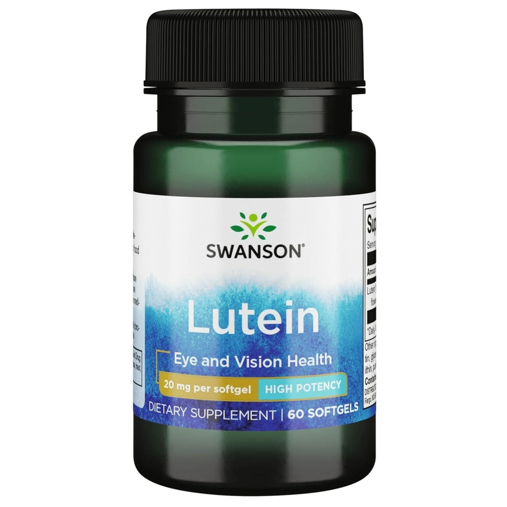 Swanson Lutein 20 mg 60 Sgels - main image