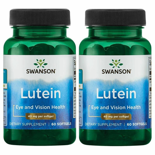 Hero image of Swanson Lutein 40 mg softgels 60 count 2 pack