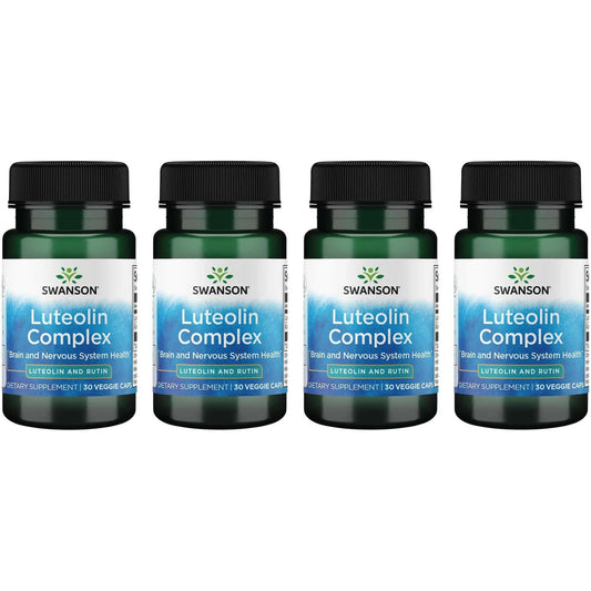 Swanson Luteolin Complex w/Rutin bottle label